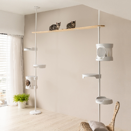 抱抱系貓跳台 旗艦款 | 多重路線多貓家庭必備